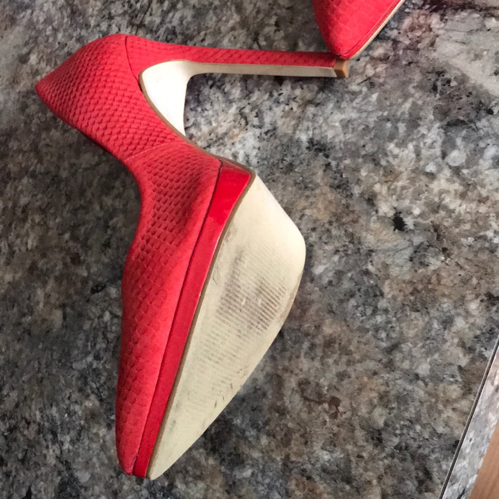 Red Aldo Pumps - Picture 2 of 3